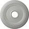 Ekena Millwork Classic Ceiling Medallion (Fits Canopies up to 12 3/4"), Hnd-Painted Frost, 18 5/8"OD 4"ID x 1 1/8"P CM19CLFRF - alternate 1